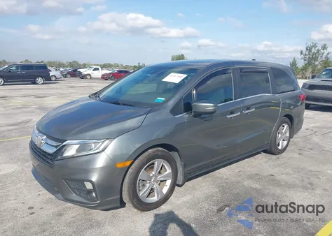 2019 Honda Odyssey Ex-L из США, поврежденный, VIN 5FNRL6H7XKB035412